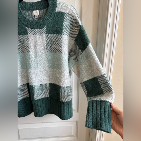 A new day green chunky sweater L - Picture 3 of 5
